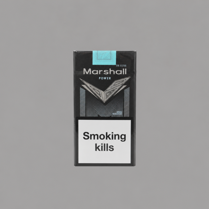 Marshall KS Black 100 мм  (Маршал КС Чорний 100 мм) в м'якій пачці